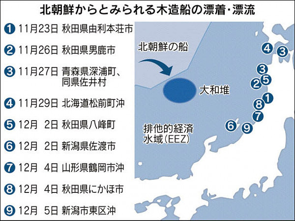 朝鲜木船停靠日本小岛偷家电后欲离开 日巡逻船强行拖回 - 9