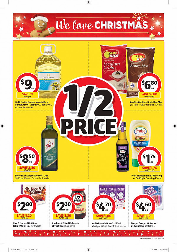 Coles12月13日至19日特价集锦  猪骨猪腿肉大米虾饺葡萄特卖！ - 20