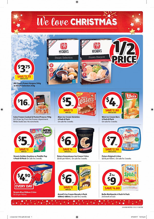 Coles12月13日至19日特价集锦  猪骨猪腿肉大米虾饺葡萄特卖！ - 28