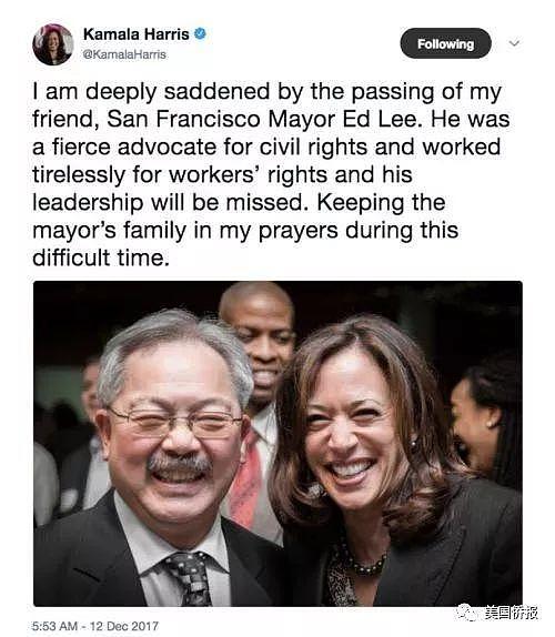 旧金山首位华裔市长李孟贤今晨突发心脏病逝世 市府下半旗哀悼