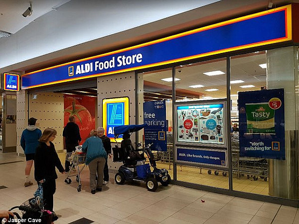 Melbourne woman Mary McKenzie said she lined up outside the Frankston store (pictured), in Melbourne's south-east, on Saturday to be one of the first in line to buy the Dyson vacuum cleaner