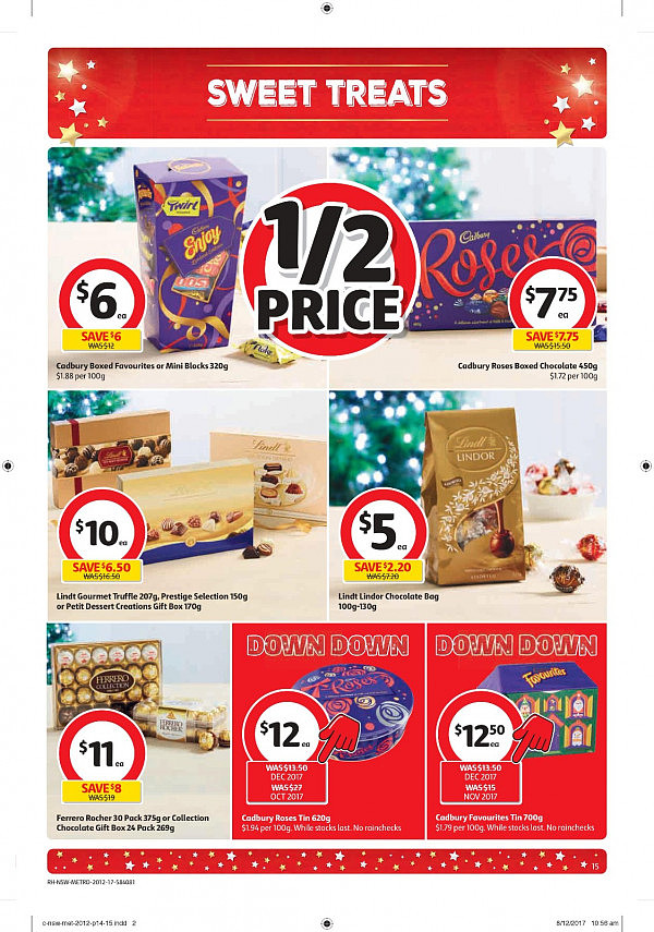 Coles 12月20日至26日特价 圣诞期间大量零食坚果熟食半价！ - 15