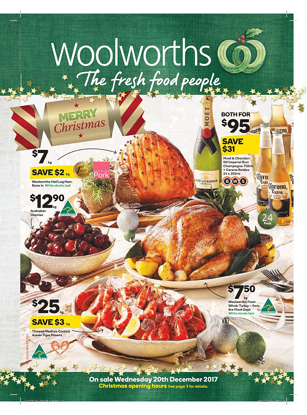 Woolworths 12月20日至26日特价集锦！羊腿全鸡香槟等等，圣诞狂欢餐桌上的一切都特价！ - 1