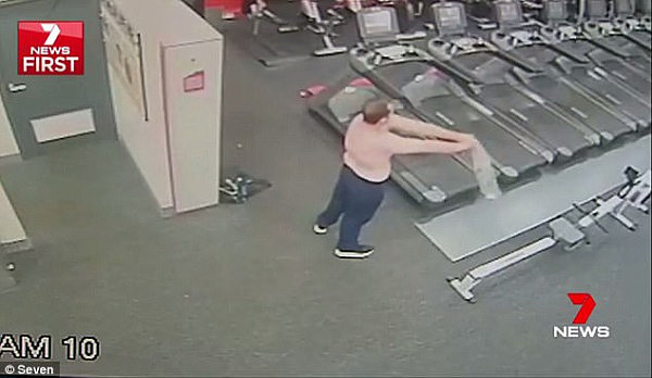 The male gained unauthorised entry to a 24 hour Snap Fitness centre by following a member in one morning at 1.40am