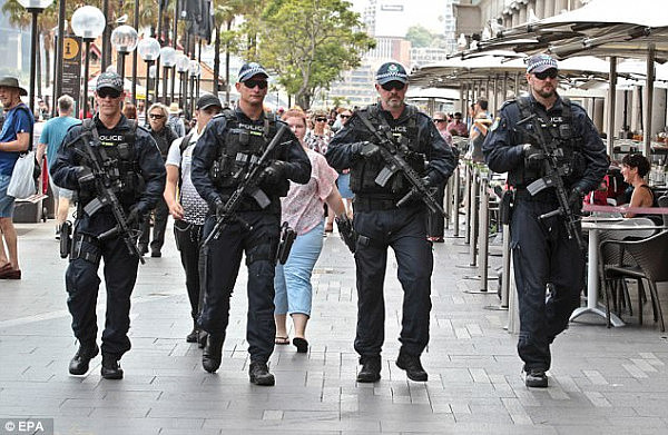 澳洲各大城市相继提升安保措施 反恐警察入驻悉尼CBD 布里斯本即将封路（图） - 2