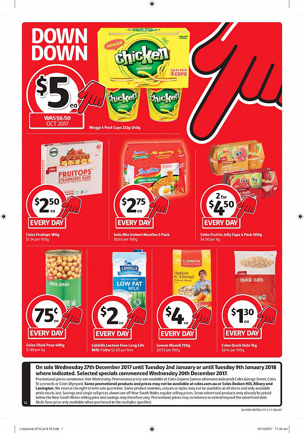 Coles 12月27日至1月2日元旦特辑！鱼排饺子可乐水壶半价！ - 14