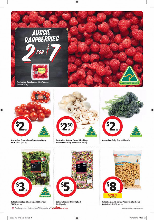 Coles 12月27日至1月2日元旦特辑！鱼排饺子可乐水壶半价！ - 22