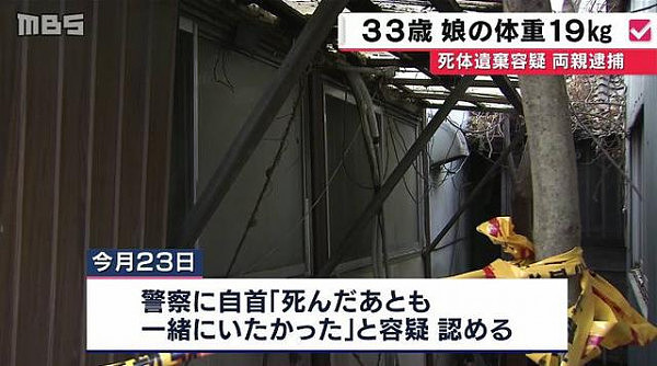 日本一女子被父母监禁16年，去世时体重仅19公斤