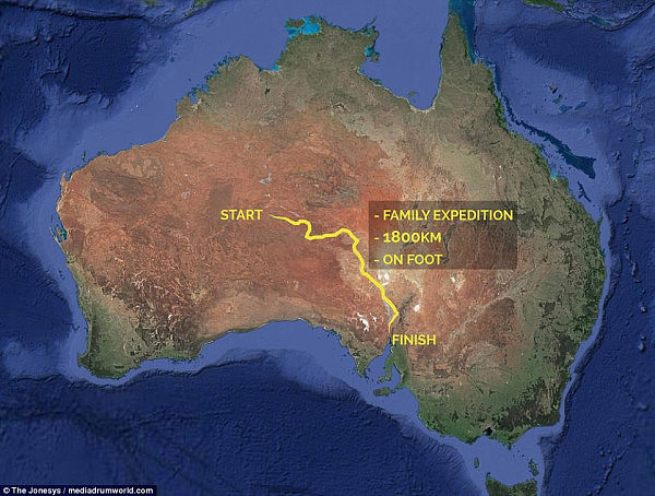 这对澳洲父母带着1岁的娃，徒步102天，跨越1800公里澳洲内陆，只为了…… - 3