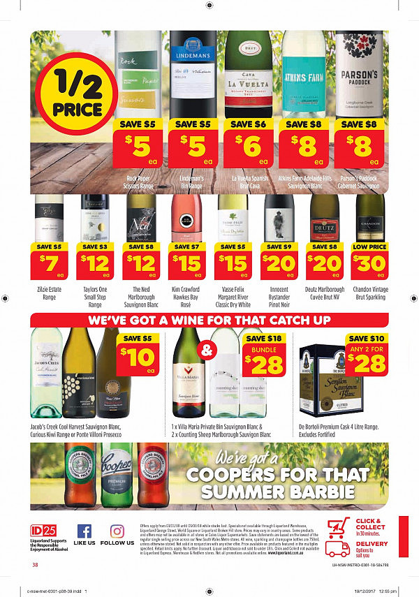 Coles 1月3日至9日新年第一周特价！春卷冰淇淋鱿鱼菜油半价！ - 38