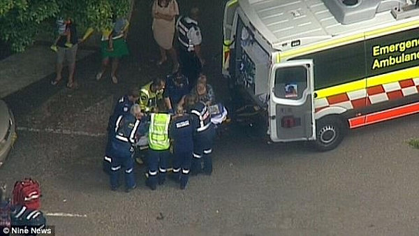 The boy suffered multiple severe lower limb injuries in the accident about 9.40am in the car park on Spit Road in Mosman on Sydney's north shore