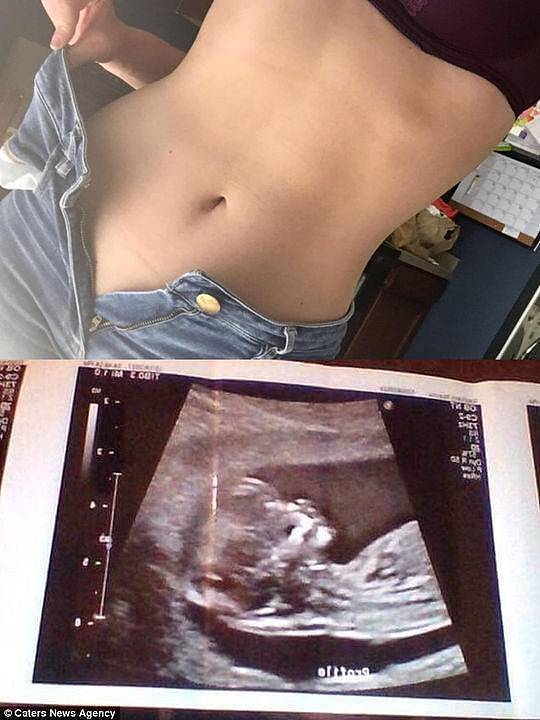 美国辣妈怀孕6个月身材仍苗条 遭来网友一片骂声（组图） - 3