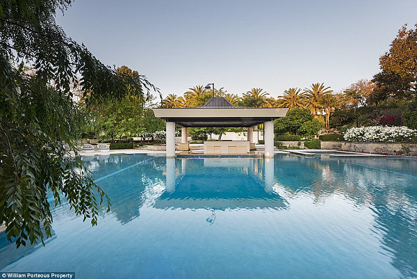 The home once owned by the late tycoon Alan Bond features what is described as Australia's largest private resort-style pool