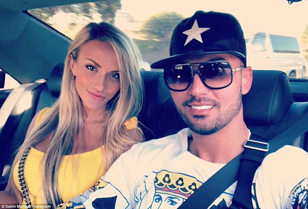 Salim Mehajer (right) and his new sweetheart, Melissa Tysoe (left) have penned gushing love letters to each other, and shared them to social media