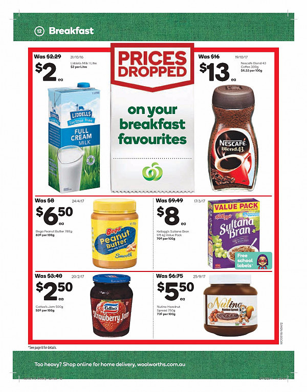 Woolworths 1月10日至16日特价集锦！芒果桃子蓝莓春卷大米杏仁奶半价！ - 12