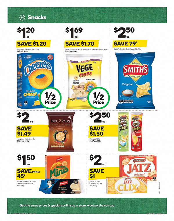 Woolworths 1月10日至16日特价集锦！芒果桃子蓝莓春卷大米杏仁奶半价！ - 14