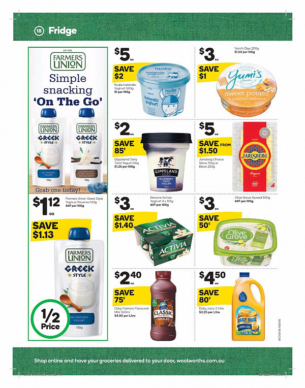 Woolworths 1月10日至16日特价集锦！芒果桃子蓝莓春卷大米杏仁奶半价！ - 18