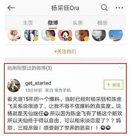 刘亦菲与干爹小30岁女友开撕？男主角这下该护谁？（组图） - 3