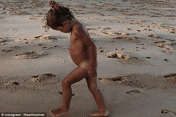 A mother has been left appalled after this picture of her daughter was taken down from Instagram because people complained about the colour of the child's skin