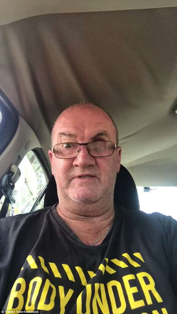 One-eyed truck driver Trevor Vale (pictured) blasted a Sudanese mother who blamed Australia's 'failing' social support system on her son's involvement in gang crime
