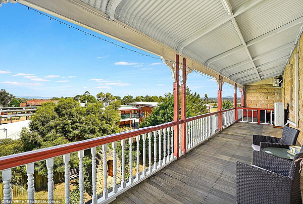 This massive balcony overlooks the Queensland town of Warwick, which is situated about 130 kilometres south-west of Brisbane
