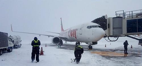 韩国济州遭暴雪袭击 2500名游客机场打地铺（组图） - 5