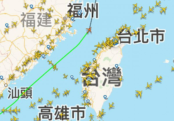 对大陆新航线不满 台湾让基层空管打骚扰电话 飞1班打1个