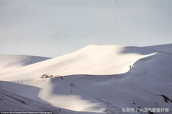 地球中邪了？又干又热的撒哈拉沙漠下大雪了，足有40厘米！