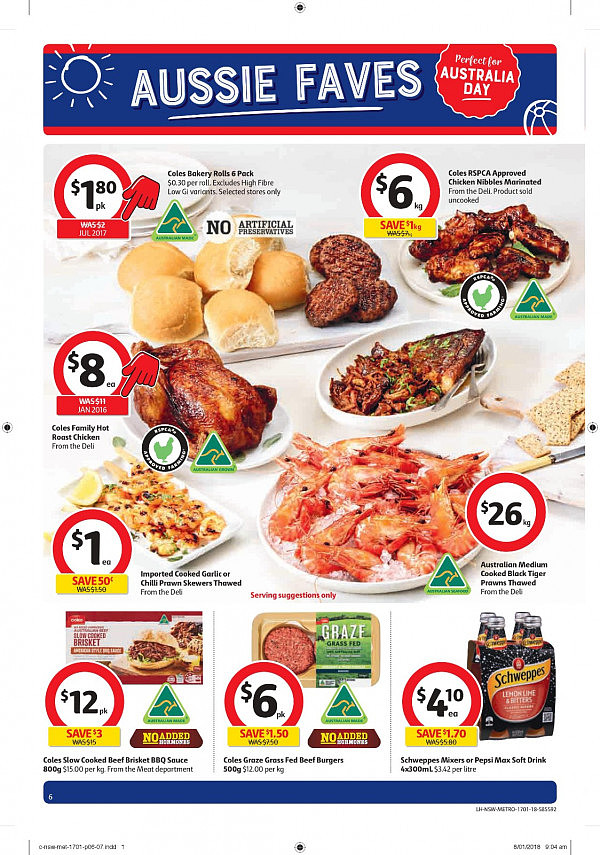 Coles 1月17日至23日特价集锦！制冷箱水饺鱼油纸尿裤全部半价！ - 6