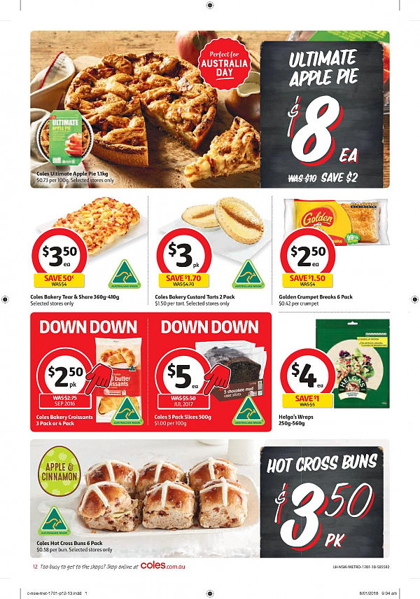 Coles 1月17日至23日特价集锦！制冷箱水饺鱼油纸尿裤全部半价！ - 12