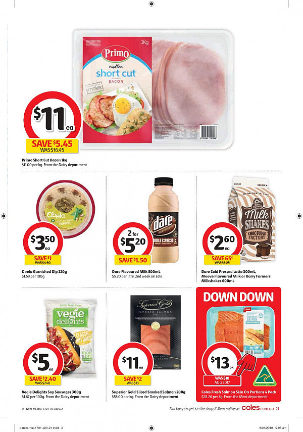 Coles 1月17日至23日特价集锦！制冷箱水饺鱼油纸尿裤全部半价！ - 25