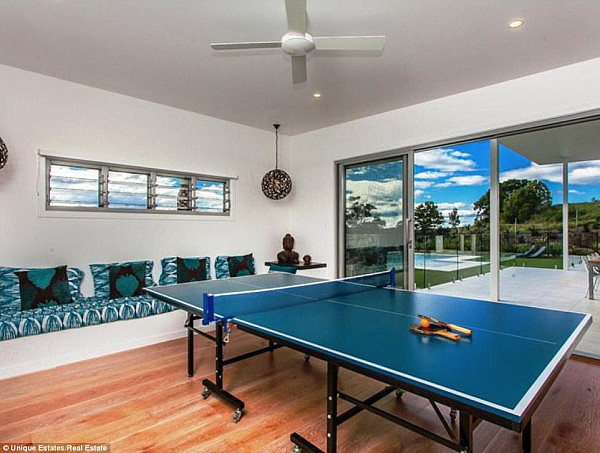 Table tennis anyone? Or if they didn't feel like basketball, they could settle any sibling rivalry in the games room 