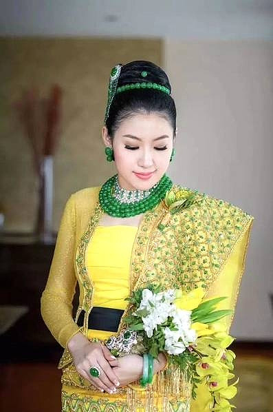 缅甸土豪嫁女震惊全国 新娘全身翡翠价值5亿（组图） - 2
