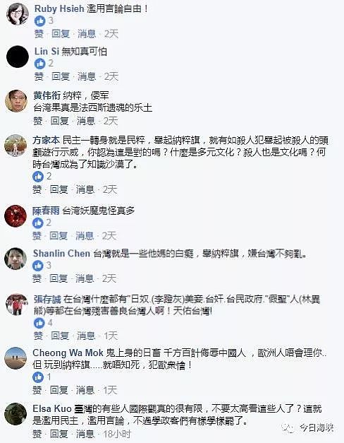 台北101惊现群体举纳粹旗帜游行 游客傻眼！（图） - 10