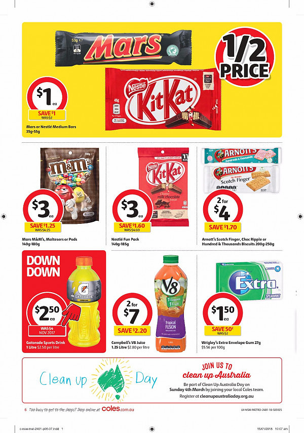 Coles 1月24日至30日特价集锦！菜油大米制冷箱可乐冰淇淋半价！ - 6