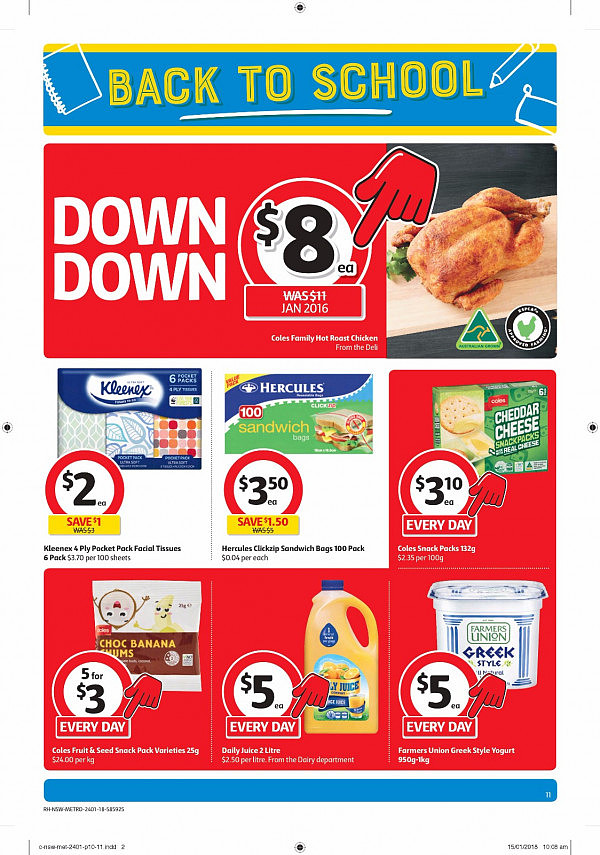 Coles 1月24日至30日特价集锦！菜油大米制冷箱可乐冰淇淋半价！ - 11