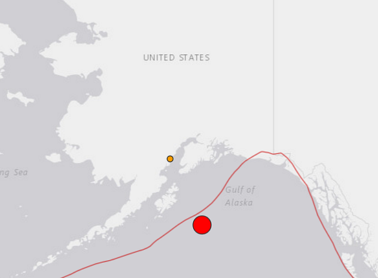 突发！美国阿拉斯加州发生8.0级地震 触发海啸预警 - 1