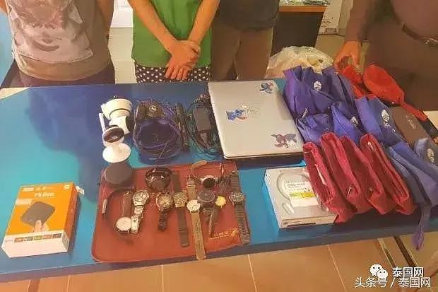 普吉机场两名监守自盗的行李员被捕，缴获被盗财物100多件！