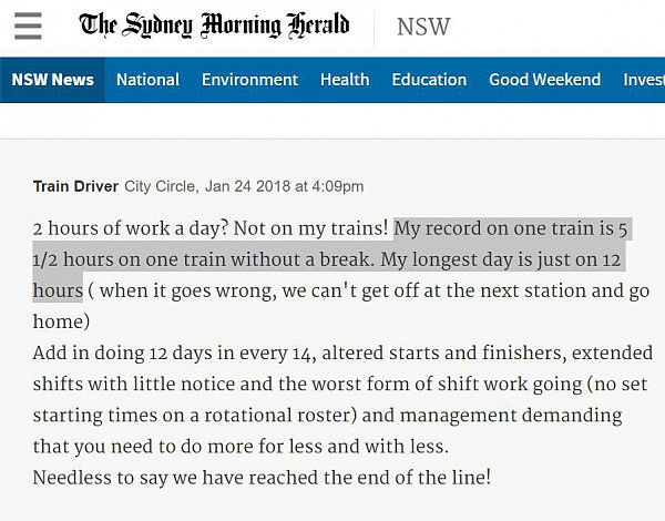 今天悉尼的火车工人决定拒绝加班，你呢？做得到一言不合揭竿而起吗？ - 1