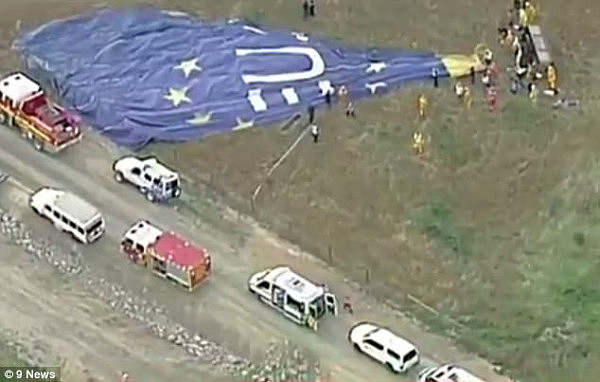 澳洲再发热气球坠地事故！16人遭遇高空惊魂 多人被甩出受伤（视频/图） - 3