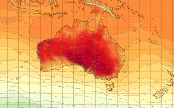 高温预警！热浪再次侵袭澳洲东部地区 最高气温或再次突破45度 - 6