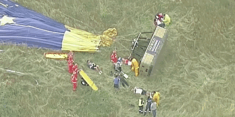 突发！17人遇险！16人被抛出！澳洲再发热气球坠地事故！500米高空熄火，生死瞬间惊心动魄！ - 4