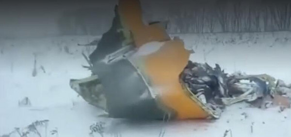 俄罗斯客机在莫斯科附近坠毁 机上71人恐全部遇难！ - 1