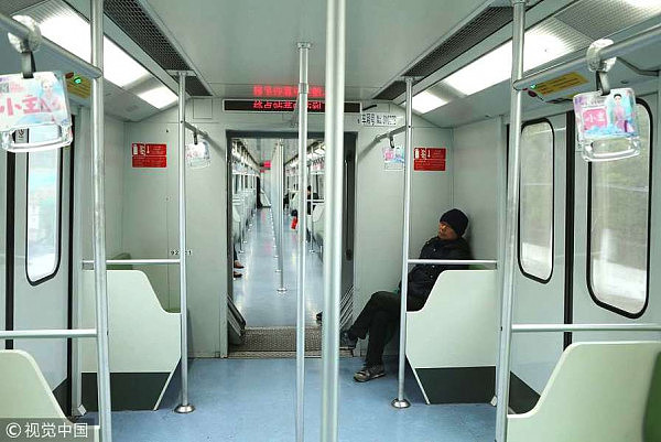 上海地铁年初一空成这样，然而它和北京却不是最空城 - 2