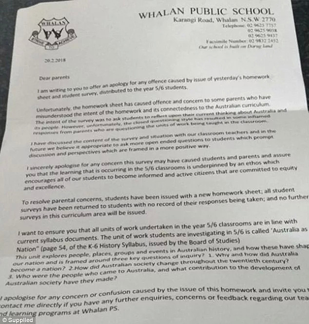 “澳洲移民太多了吗？！”悉尼小学惊现这样的题目！家长们表达强烈不满！ - 6