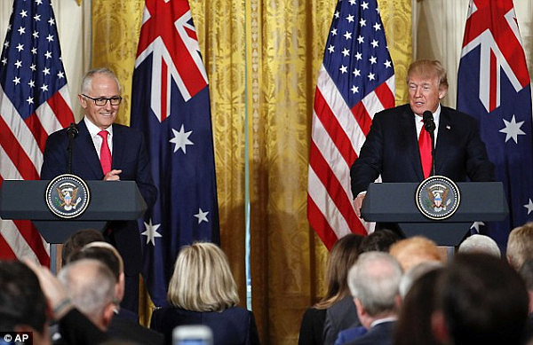 美澳元首在白宫举行会面 双方重申两国关系“牢不可破” 特朗普或于今春访澳（视频） - 5