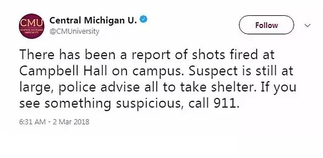 突发！中密歇根大学发生枪案 已致２人死亡，枪手仍在逃！ - 7