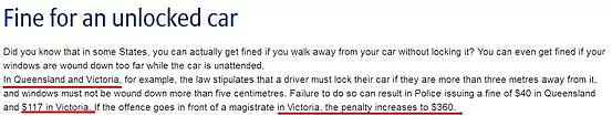 一个举动，澳洲车主爱车一秒被偷，自己还被罚$360！老司机们可别这么做！ - 11