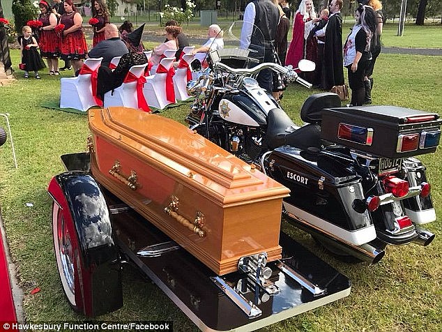 He managed to find someone who was experienced at transporting coffins to ceremonies - although they were usually to funerals rather than weddings