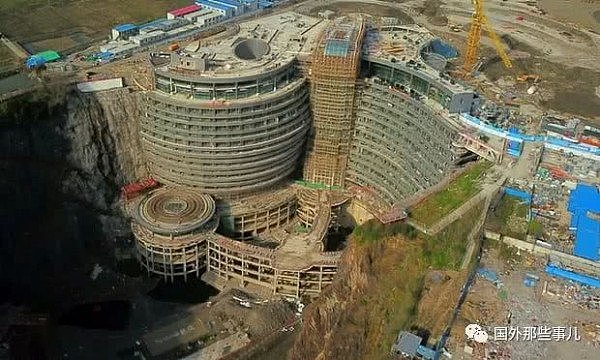 中国在地下80米深坑建造19层酒店，外媒叹为观止 - 3
